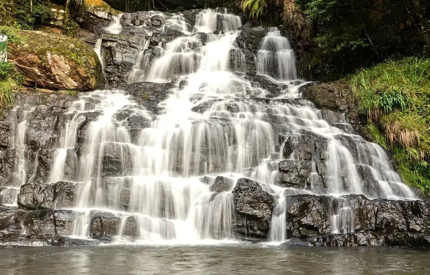 White cascades of Elephant Falls, Meghalaya
