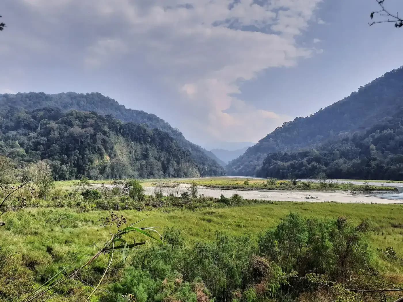 River valley inside Namdapha National Park, Arunachal Pradesh