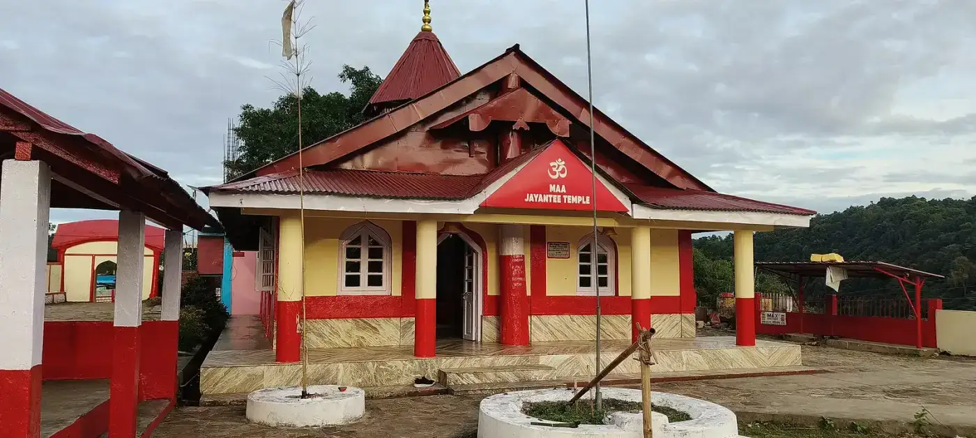 Old Durga temple at Nartiang, West Jaintia Hills