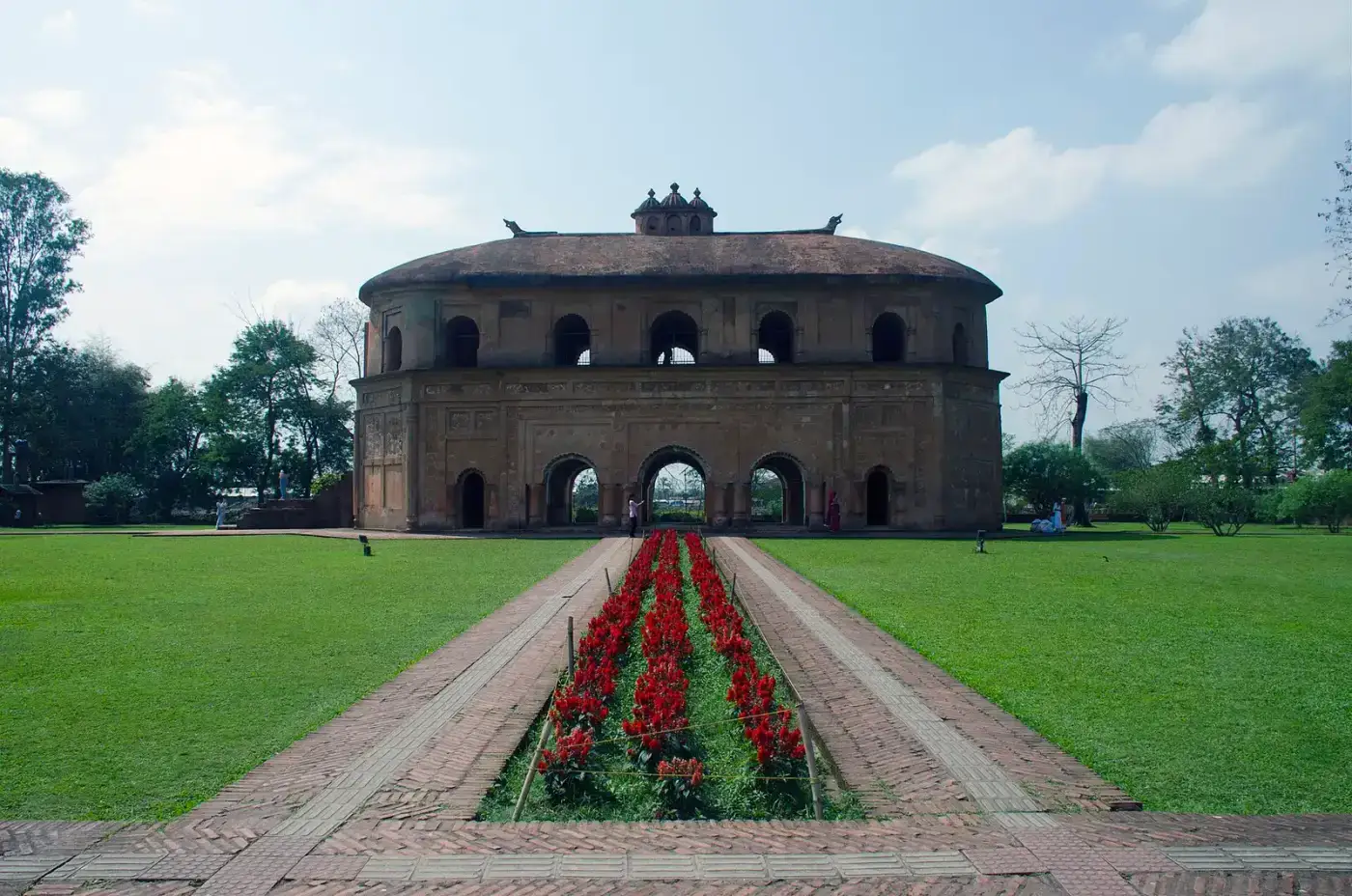 Talatal Ghar, the multi-storey Ahom palace in Sivasagar, Assam