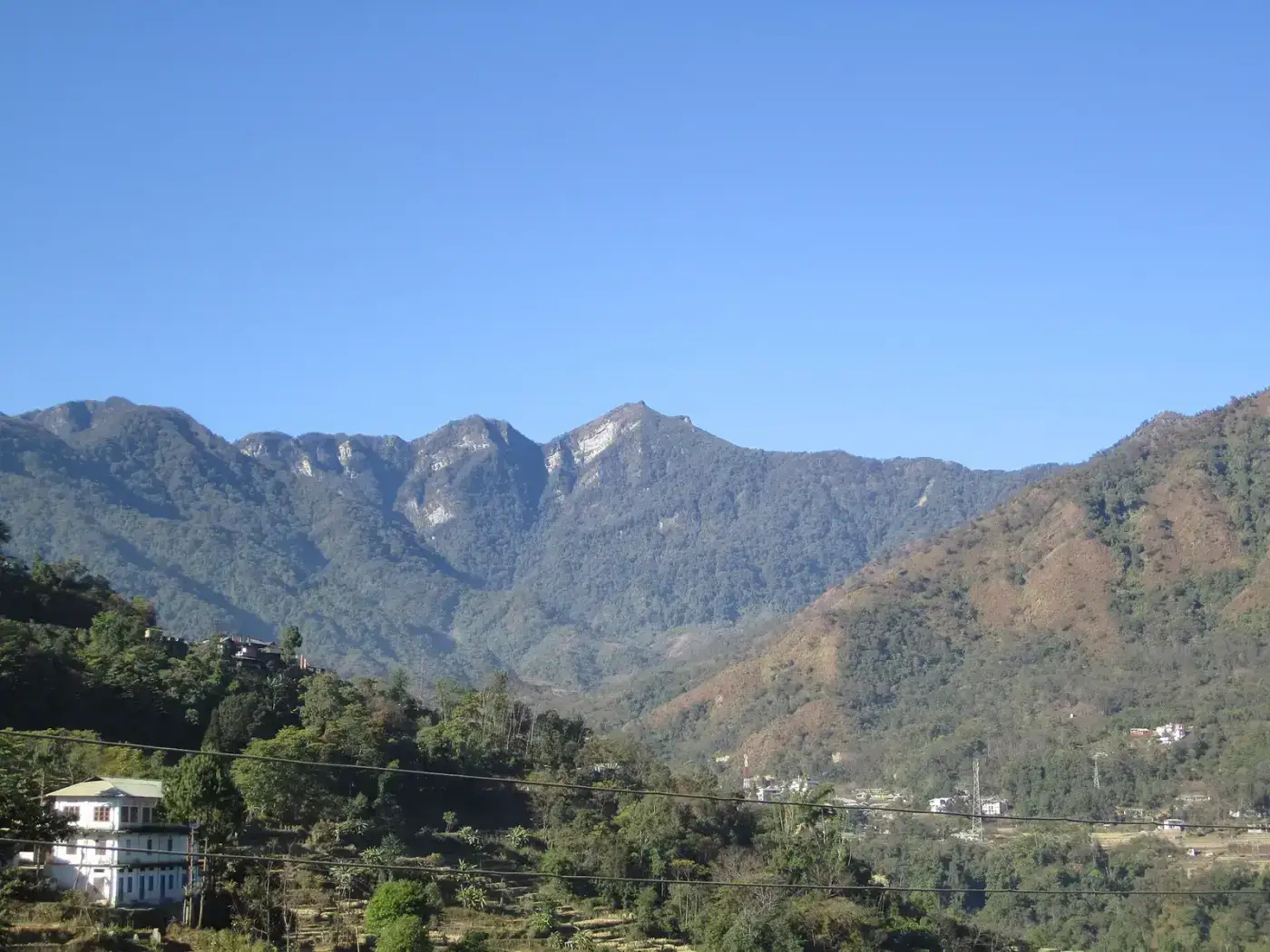 Mount Japfu range seen from Kohima, Nagaland