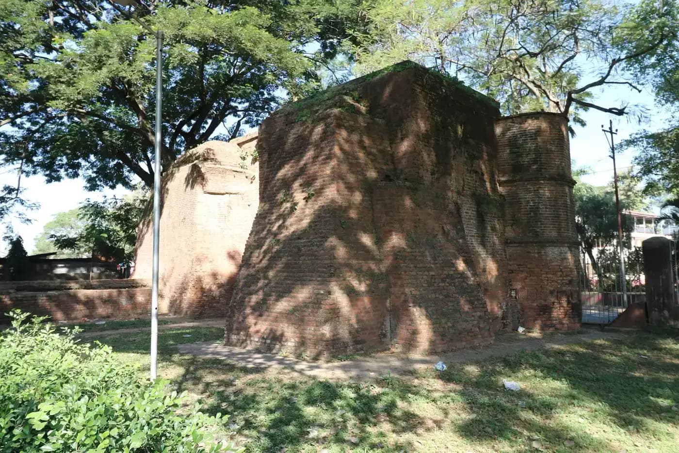 Brick gateway of the Kachari ruins in Dimapur, Nagaland