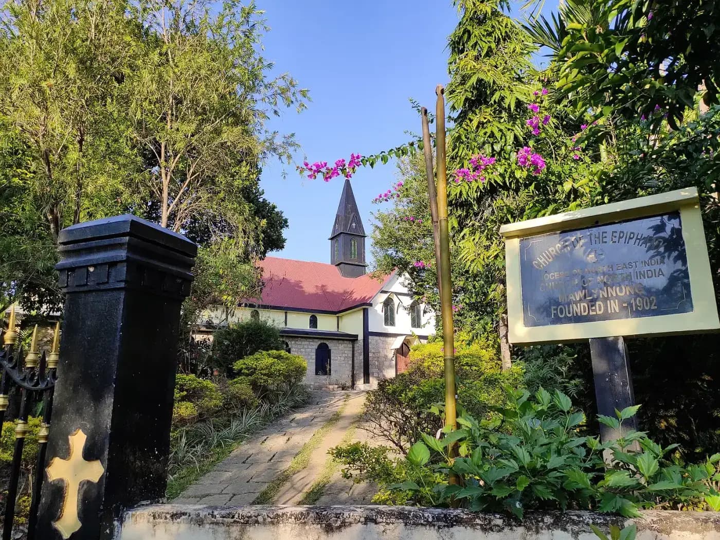 Church of the Epiphany in Mawlynnong, Meghalaya