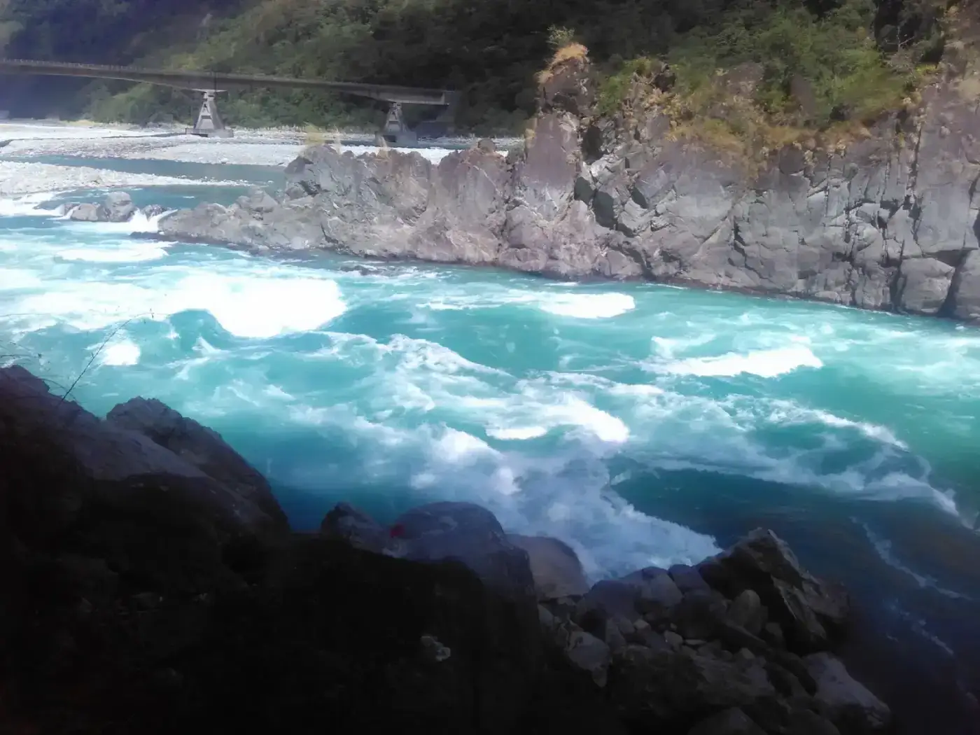Rapids of the Lohit river at Parshuram Kund